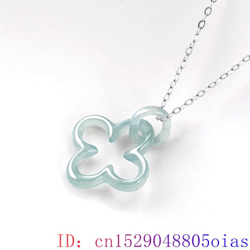 Blue Myanmar Jadeite Four Leaf - Men'S Fashion Necklaces review and price