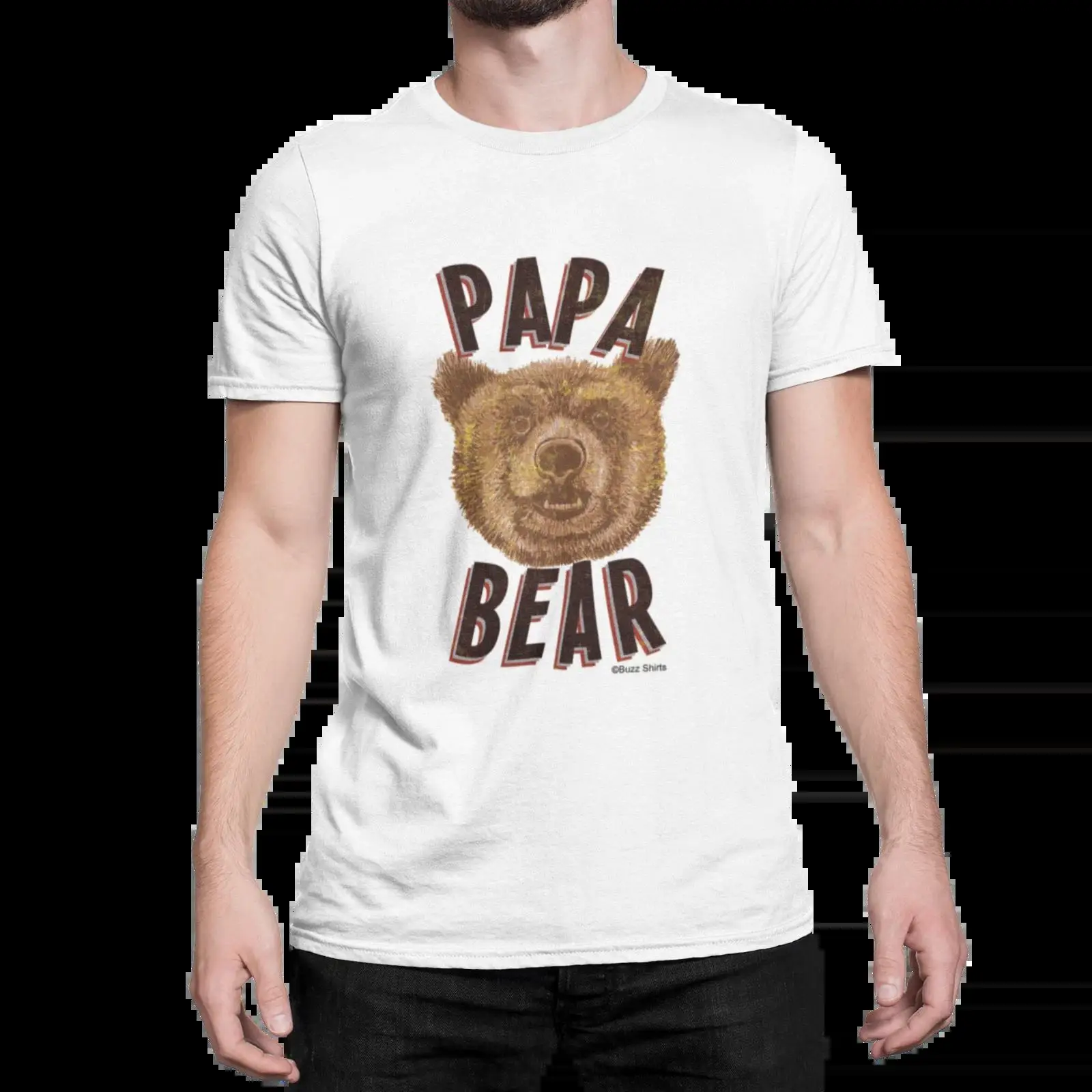 Funny Men's T Shirt Papa Bear  - Mens Fashion Style Images review and price