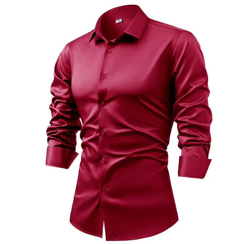 2025 Spring Autumn Royal Blue  - Dress Shirt Non-Iron review and price