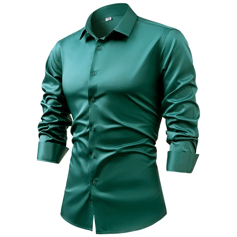 2025 Spring Autumn Royal Blue  - Dress Shirt Non-Iron review and price