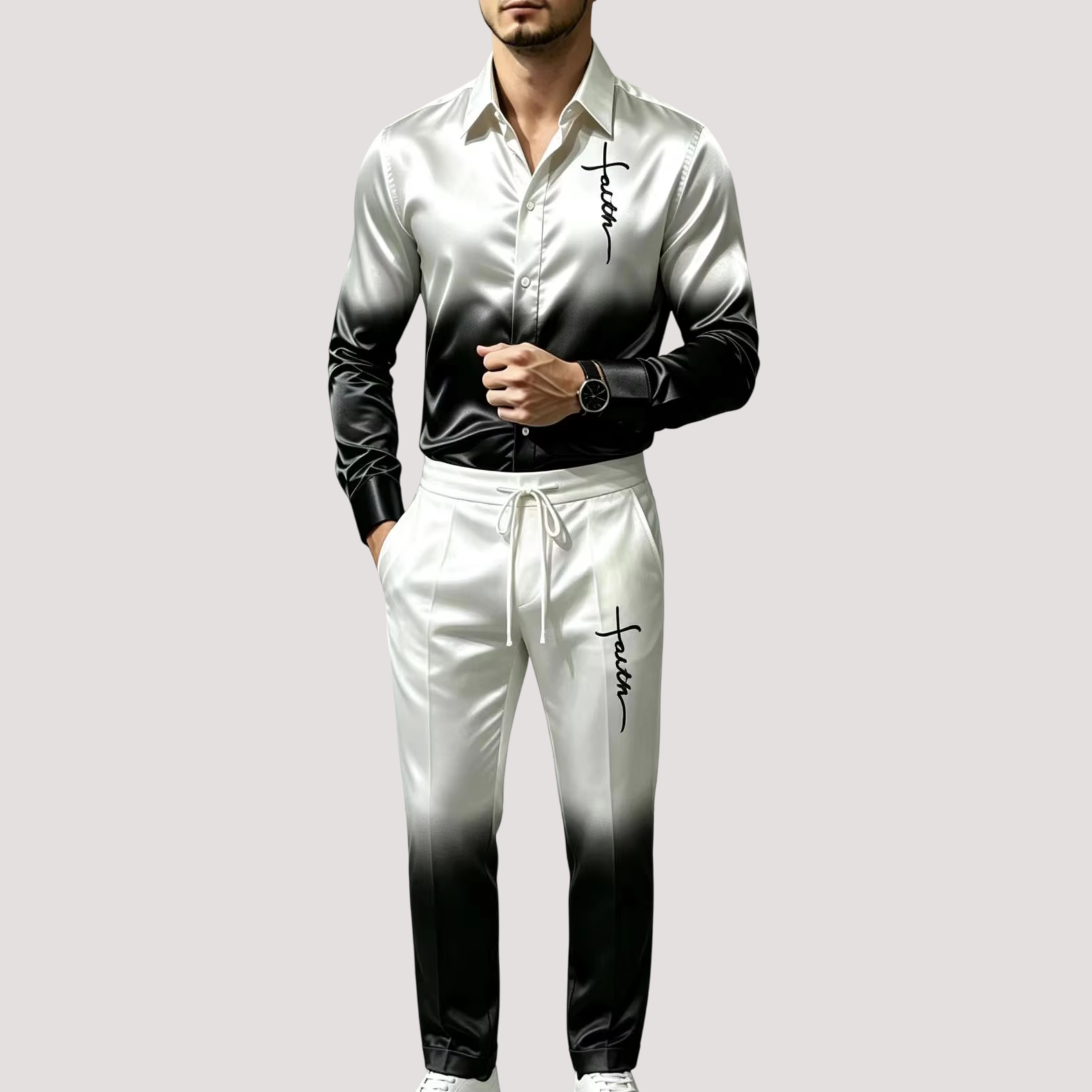 Men's Satin Silk Sports Suit T - Men'S Fashion Rules review and price