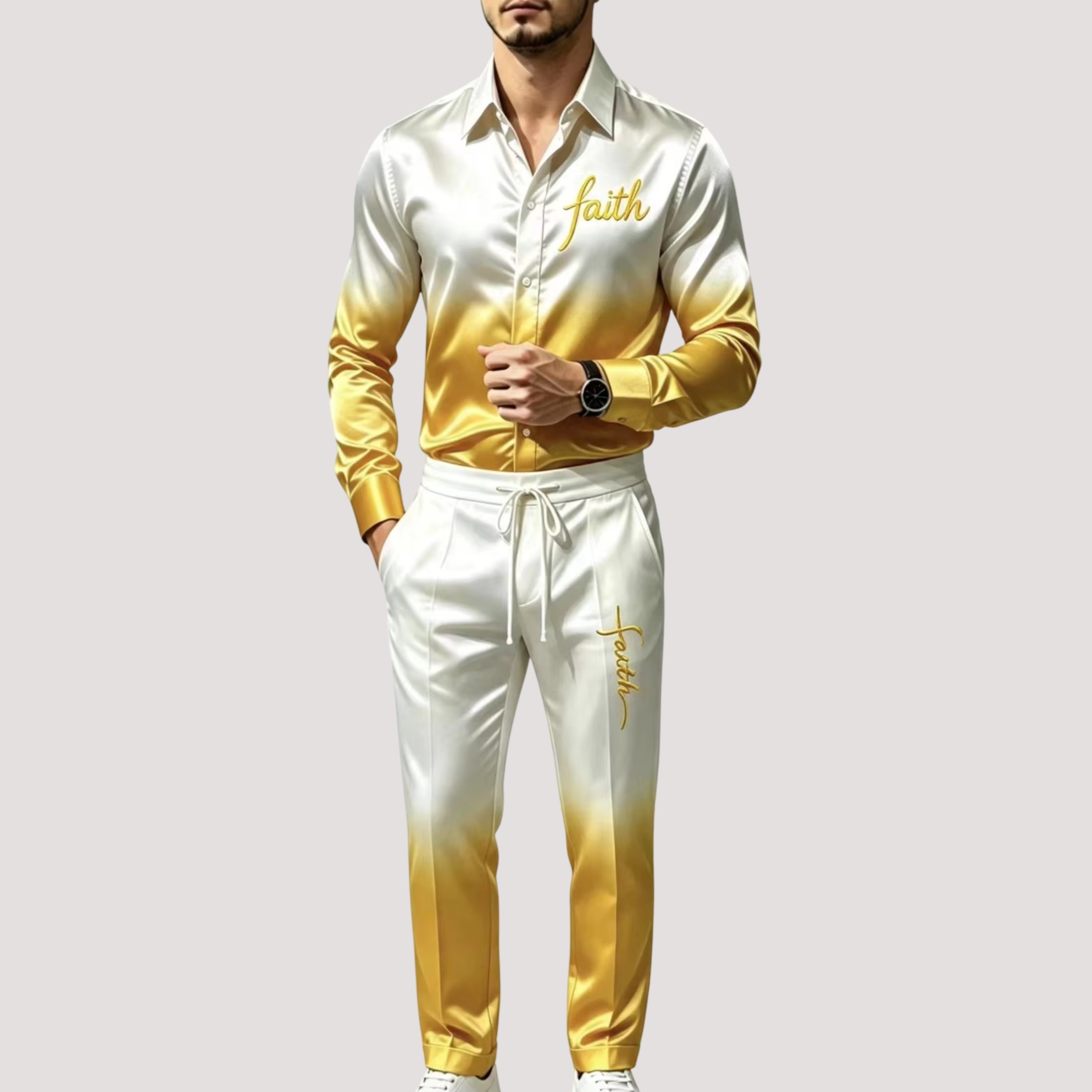 Men's Satin Silk Sports Suit T - Men'S Fashion Rules review and price