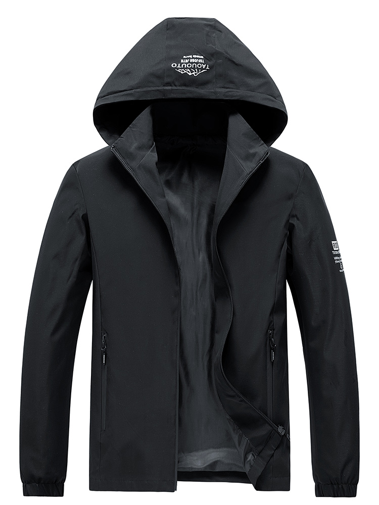 Men Hooded Windbreaker Jacket  - Windbreaker Men Zip review and price