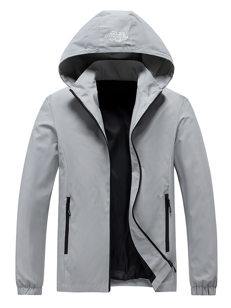 Men Hooded Windbreaker Jacket  - Windbreaker Men Zip review and price