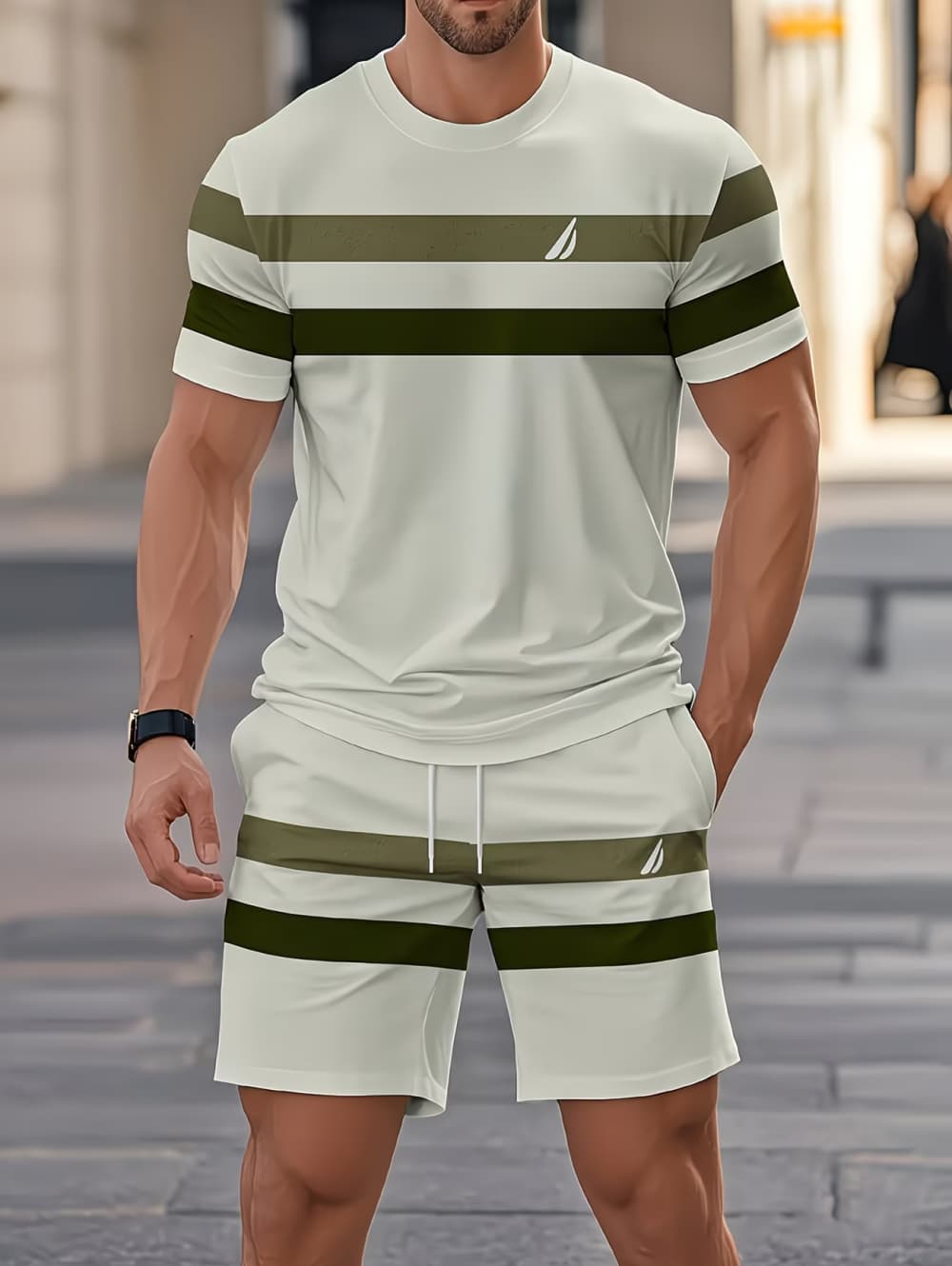 Men's Summer Sets Funny 3D Str - Men'S Fashion Rules review and price