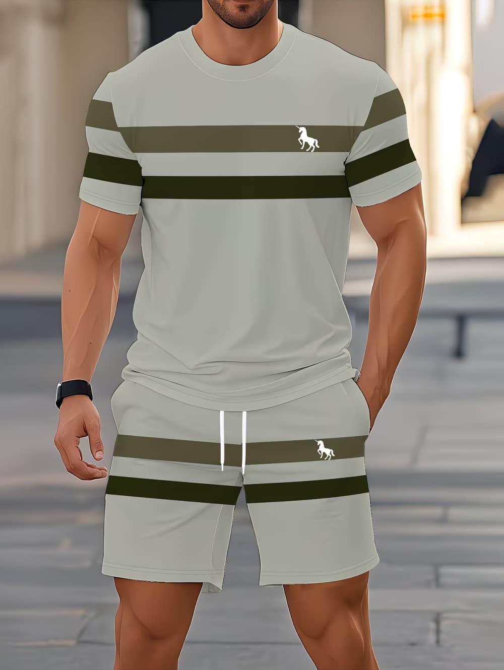 Men's Summer Sets Funny 3D Str - Men'S Fashion Rules review and price