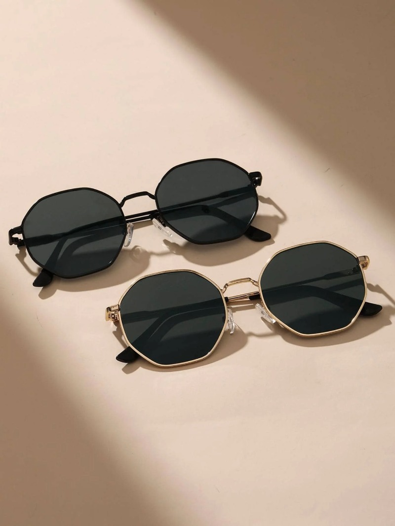 1/3 Pcs Metal Geometric-Round  - Men'S Fashion Round Glasses review and price