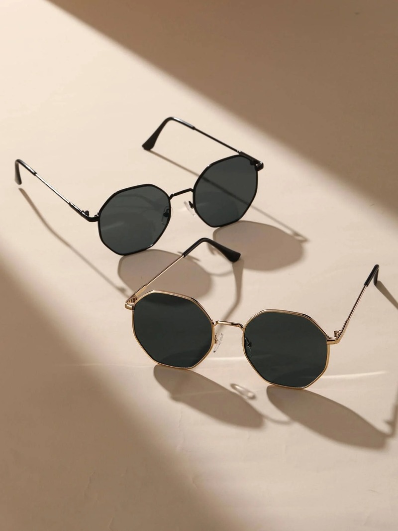 1/3 Pcs Metal Geometric-Round  - Men'S Fashion Round Glasses review and price