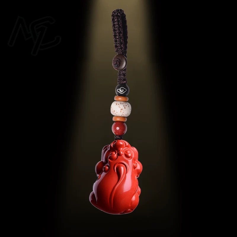 Fashion Red Cinnabar Jade Larg - Men'S Fashion Necklaces review and price