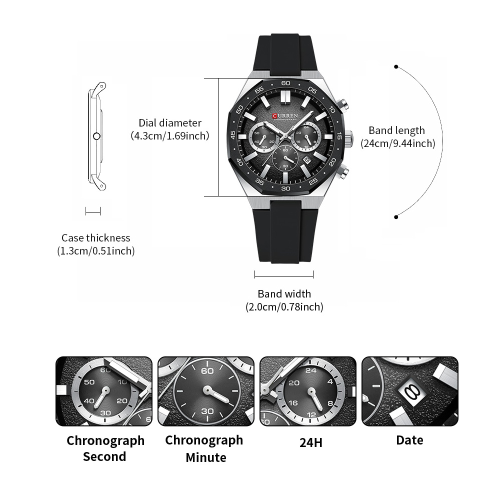 CURREN Fashion Casual Men Spor - Mens Fashion Watch review and price