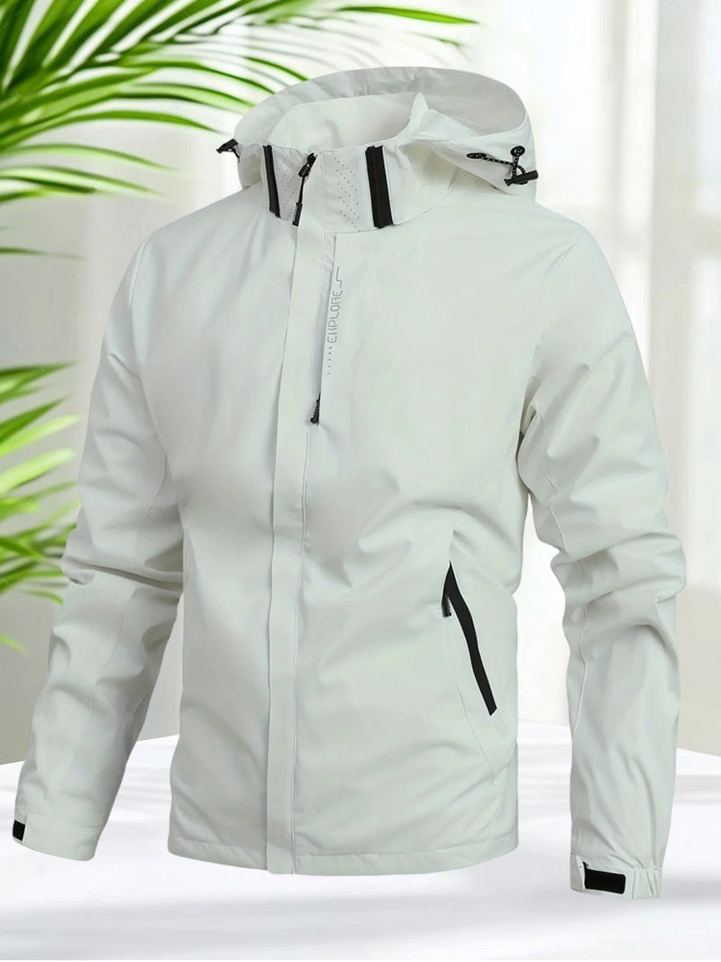 Waterproof Jacket Men Outdoor  - Windbreaker Men Zip review and price