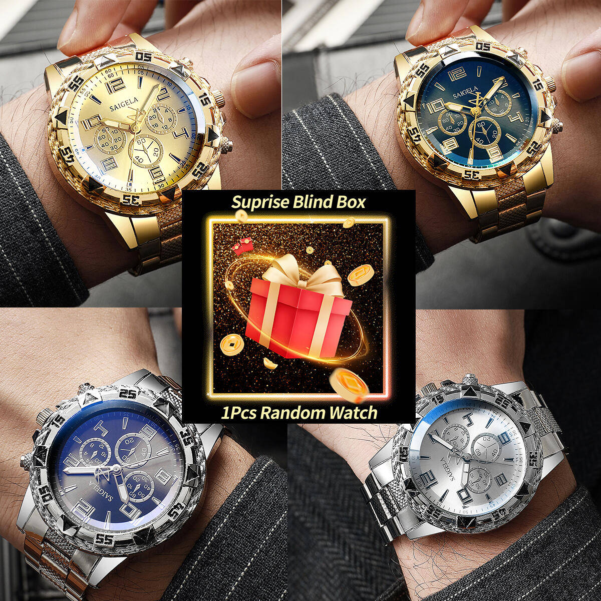 1PC Surprise Mystery Watch Bli - Mens Fashion Watch review and price