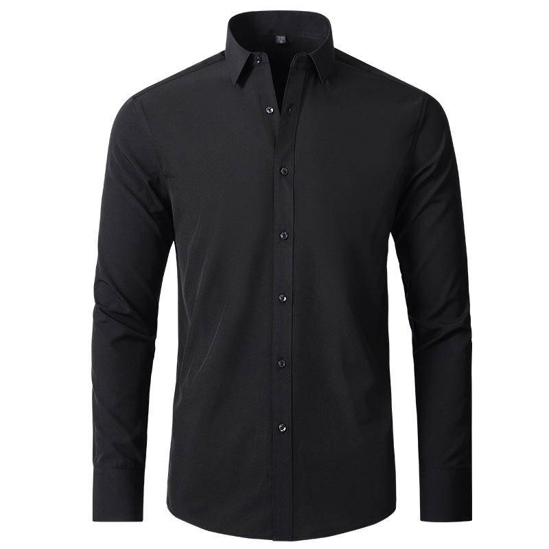 Slight Elasticity Men's Long-s - Dress Shirt Non-Iron review and price