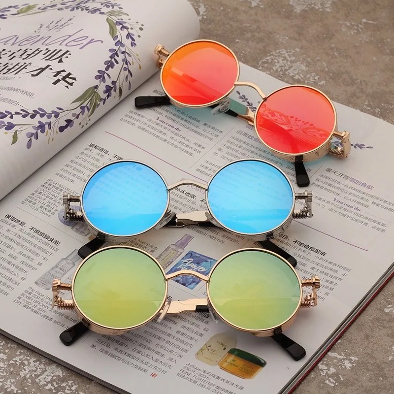 New Metal Steampunk Sunglasses - Men'S Fashion Round Glasses review and price