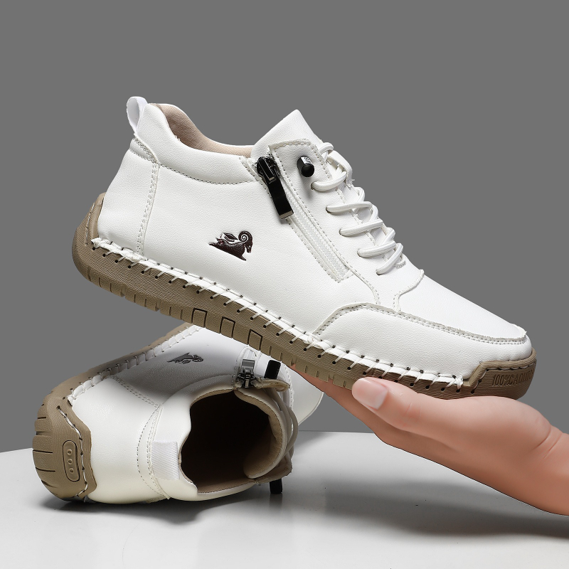 Women's Sneakers Handmade Leat - Casual Sneakers Men review and price