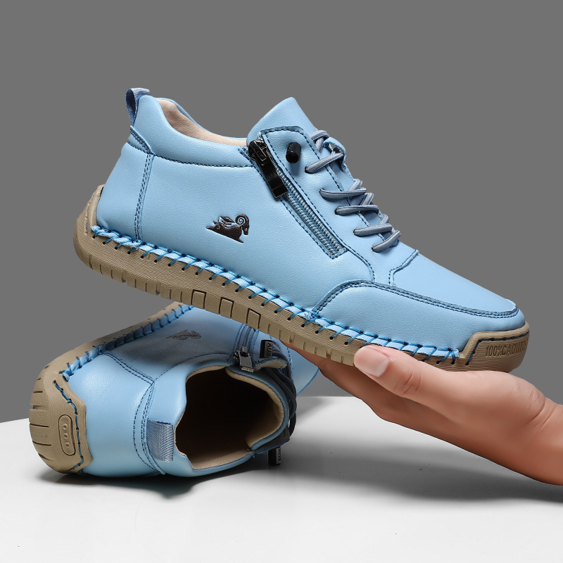 Women's Sneakers Handmade Leat - Casual Sneakers Men review and price