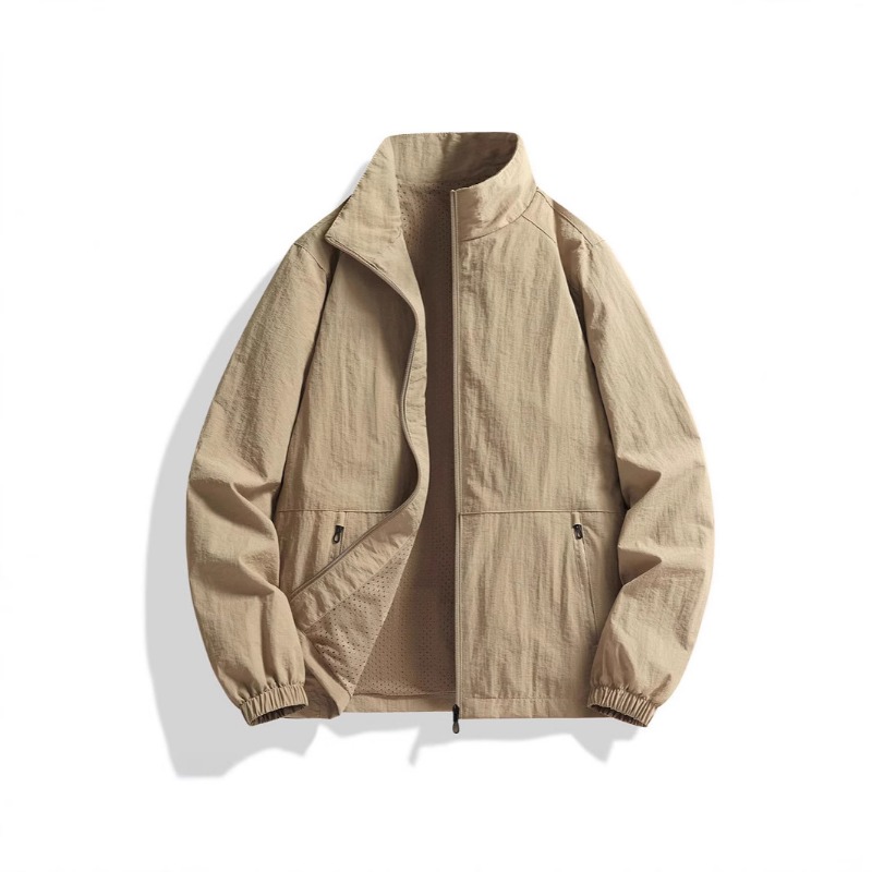 Men Stand Collar Zip Up Jacket - Windbreaker Men Zip review and price